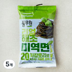 풀무원 리얼 해초미역면, 150g, 5개