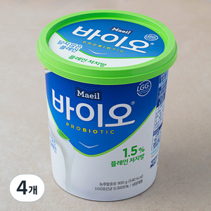 매일 바이오 플레인 저지방, 900g, 4개