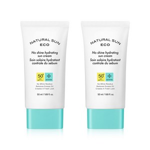 더페이스샵 내추럴 선 피지잡는 수분 선크림 SPF50+ PA+++, 50ml, 2개