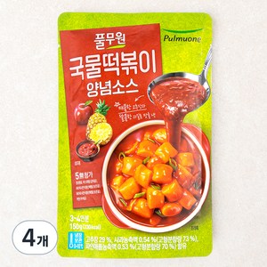 풀무원 국물떡볶이 양념소스, 150g, 4개