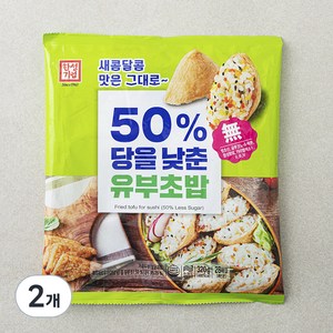 한성기업 50% 당을 낮춘 유부초밥, 320g, 2개