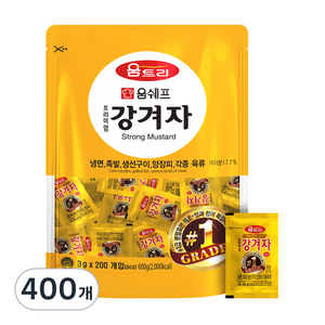 움트리 프리미엄 강겨자, 3g, 400개