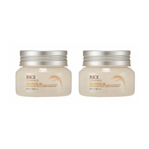 더페이스샵 라이스 & 세라마이드 모이스처라이징 크림, 50ml, 2개