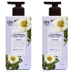 온더바디 캐시미어 퍼퓸 해피브리즈 바디로션, 400ml, 2개