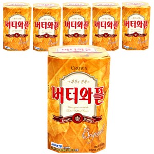 크라운 버터와플, 135g, 6개