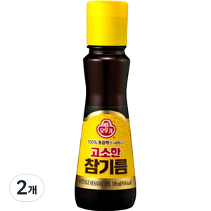 오뚜기 고소한 참기름, 80ml, 2개