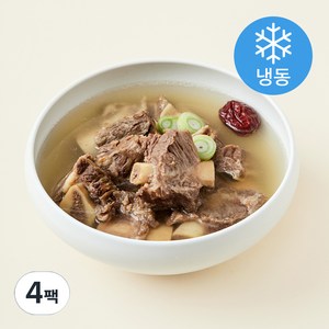 사미헌 한끼 갈비탕 (냉동), 700g, 4팩