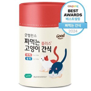 굿밸런스 고양이 짜먹는 간식 플러스 60p, 혼합맛(참치/연어), 12g, 1세트