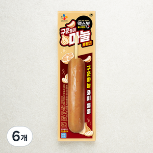 맥스봉 구운풍미 마늘 후랑크, 80g, 6개