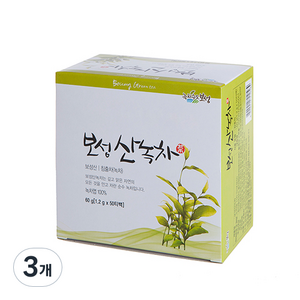 녹차수도보성 산 녹차 티백, 1.2g, 50개입, 3개