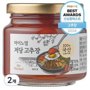 마이노멀 저당 고추장, 230g, 2개