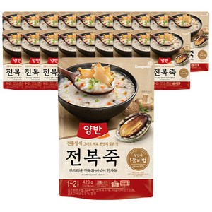 양반 전복죽, 420g, 20개