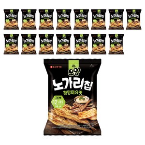 롯데웰푸드 오잉 노가리칩 청양마요맛, 60g, 16개