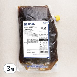 비셰프 간장 닭강정 소스, 2kg, 3개