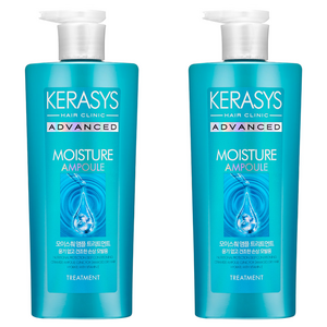 케라시스 어드밴스드 모이스쳐 앰플 헤어트리트먼트, 600ml, 2개