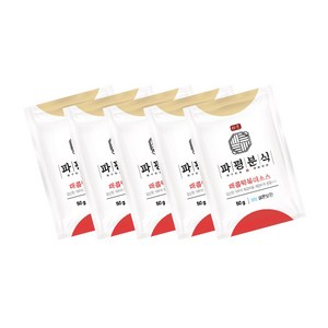 파평분식 떡볶이 소스 분말 매콤한맛, 50g, 5개