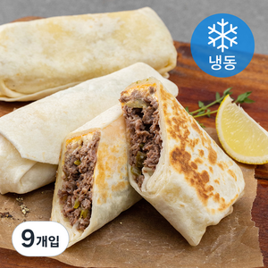 테이트 치즈 비프랩샌드위치 (냉동), 160g, 9개입