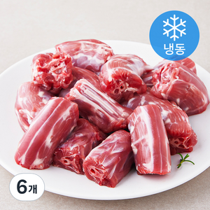 주원산오리 무항생제 인증 오리목뼈 (냉동), 500g, 6개