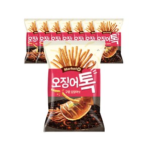 마켓오 오징어톡, 80g, 8개