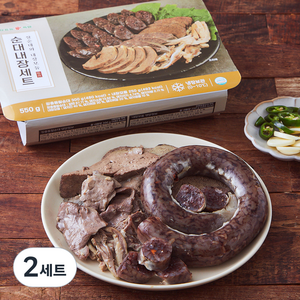 장충동왕족발 순대내장세트 550g, 2세트