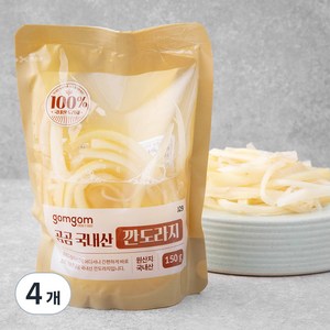 국내산 깐도라지, 150g, 4개