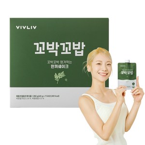꼬박꼬밥 식사대용 쑥 맛 한끼 쉐이크, 40g, 7개