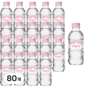 지리산수 핑크, 330ml, 80개