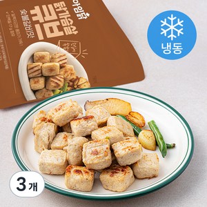 아임닭 닭가슴살 큐브 숯불갈비맛 (냉동), 100g, 3개