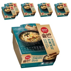 햇반솥반 전복버터 영양밥, 200g, 6개