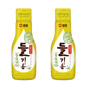 샘표 일편단심 통들깨 들기름, 200ml, 2개