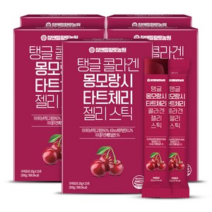 참앤들황토농원 탱글 콜라겐 몽모랑시 타트체리 젤리스틱 15p, 300g, 6개