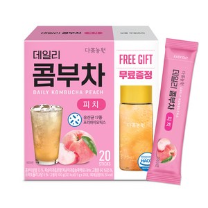 다농원 데일리 콤부차 피치, 5g, 20개입, 1개