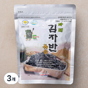 밥배기 파래 김자반볶음, 70g, 3개