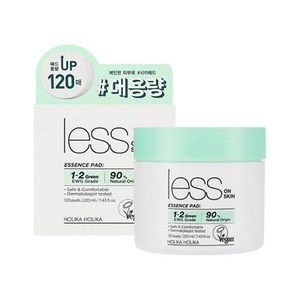 홀리카홀리카 레스온스킨 에센스 패드 220ml, 120매입, 1개