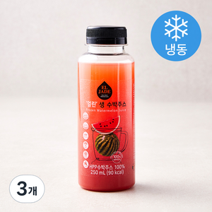 엘제이드 얼린 생 수박주스 (냉동), 250ml, 3개