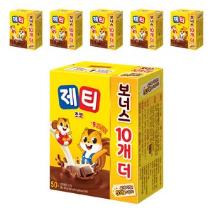 동서 제티 쵸코렛맛 분말, 17g, 50개입, 6개