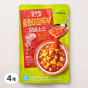 풀무원 마파두부소스, 130g, 4입