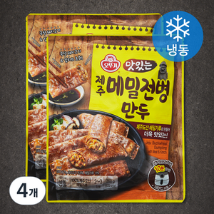 오뚜기 맛있는 제주 메밀전병 만두 (냉동), 360g, 4개