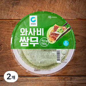 청정원 와사비 쌈무, 340g, 2개