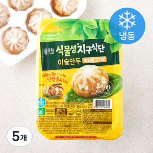 풀무원 식물성 지구식단 이슬만두 직화불고기 (냉동), 180g, 5개