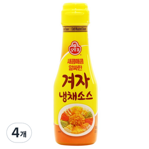 오뚜기 겨자냉채소스, 250g, 4개