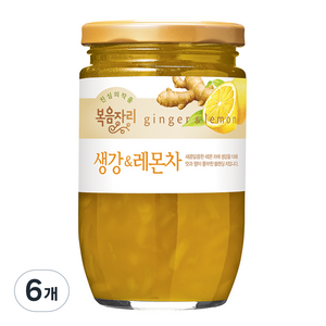 복음자리 생강 앤 레몬차, 500g, 1개입, 6개