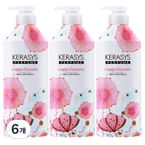 케라시스 러블리 앤 로맨틱 퍼퓸 린스, 980ml, 6개