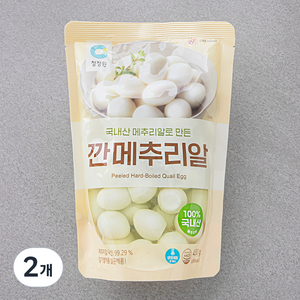 청정원 깐메추리알, 450g, 2개