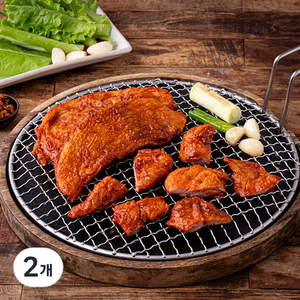 새벽랜치 한돈 칼집매콤구이 2입, 1kg, 2개