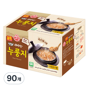 오뚜기 실쏙 옛날 구수한 누룽지, 30g, 90개