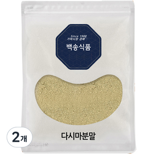 백송식품 완도 다시마가루, 1kg, 2개