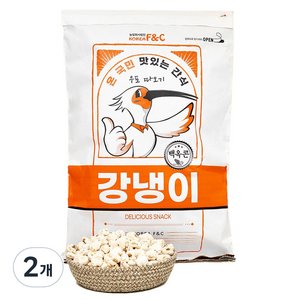 우포따오기 백옥콘 포대 강냉이, 1kg, 2개