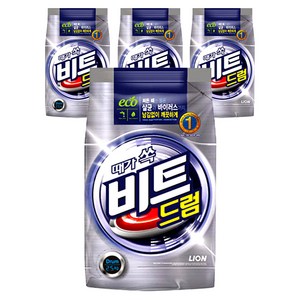 비트 드럼용 분말세제 본품, 2.5kg, 4개