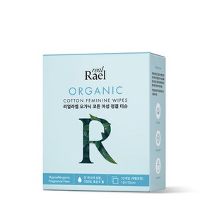 리얼라엘 오가닉 코튼 여성 청결티슈, 50g, 1개